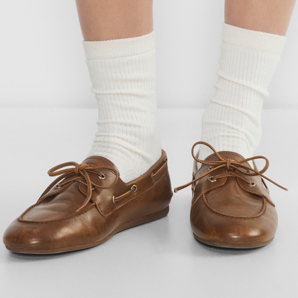 NEW w/box Sperry X Aritzia Slim Boat Shoe